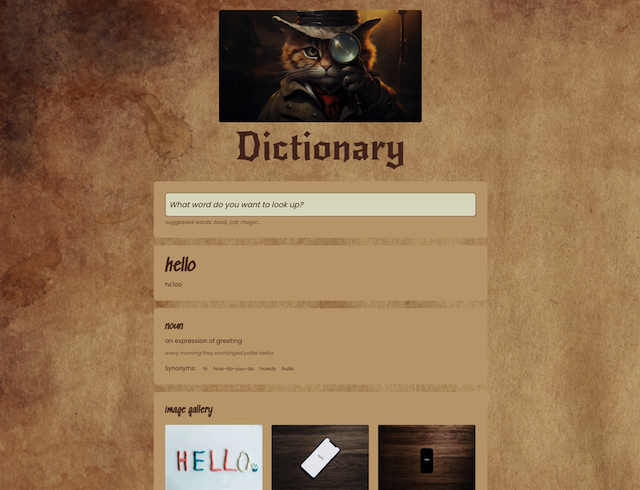 dictionary app